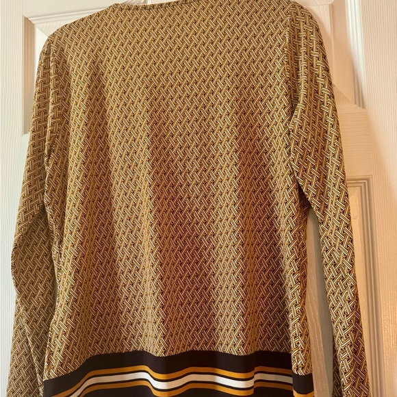 Michael Kors Woman L Knit Tunic Top Gold Chain. - Picture 2 of 3